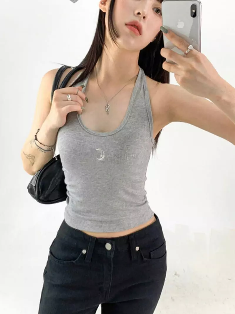 Connet - Korean Women Fashion - #shopsmall - Rosa Wholter Neck Sleeveless - 10
