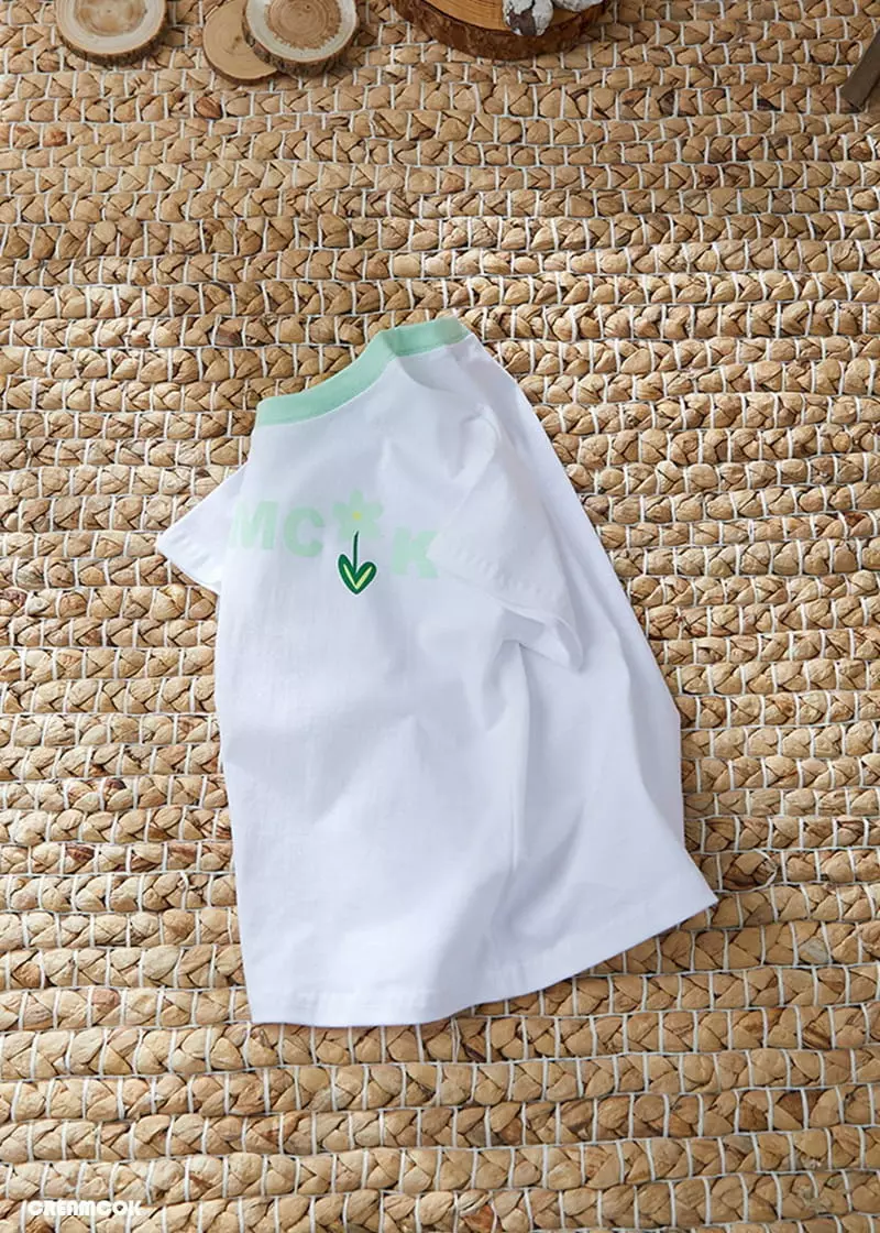 Creamcok - Korean Children Fashion - #childofig - Cream Flower Tee - 8