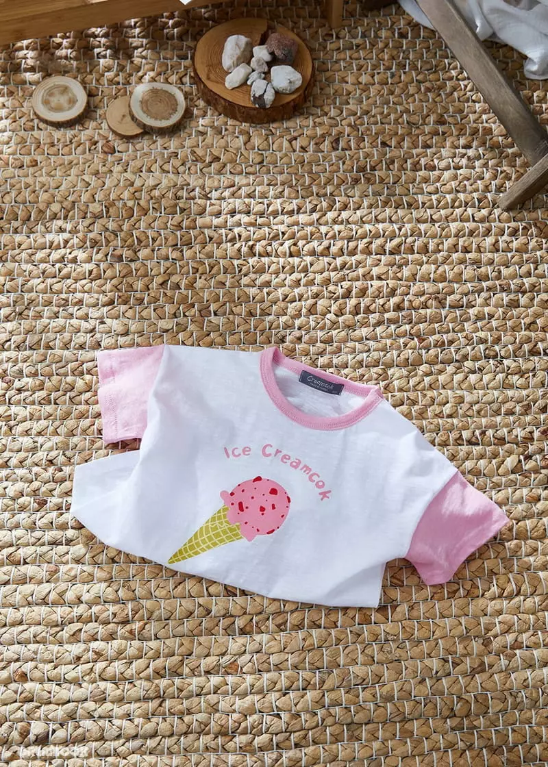 Creamcok - Korean Children Fashion - #designkidswear - Ice Cream Tee - 8