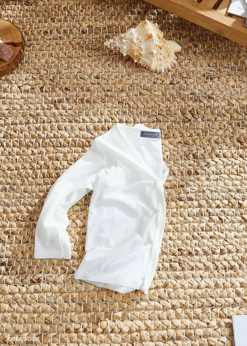 Creamcok - Korean Children Fashion - #designkidswear - Solsol Pleats Cardigan - 7