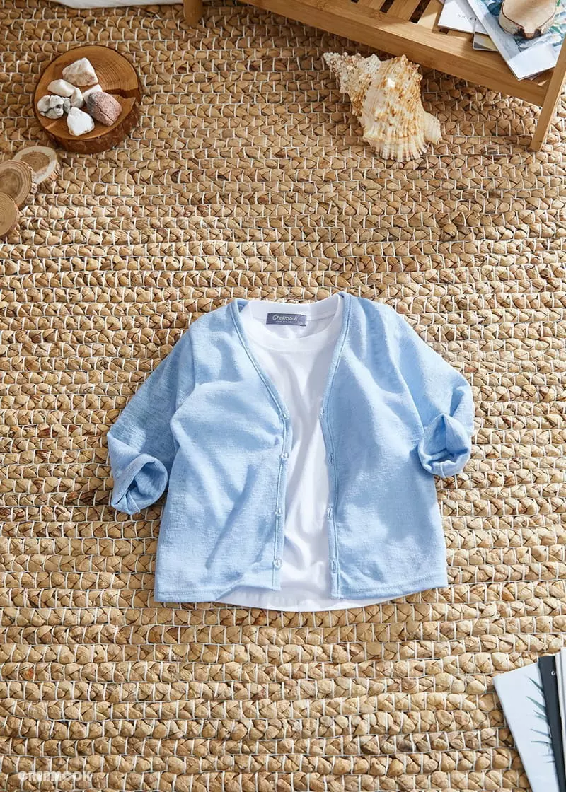 Creamcok - Korean Children Fashion - #kidsshorts - Hot Summer Cardigan - 3