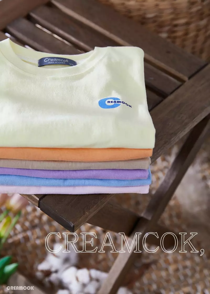 Creamcok - Korean Children Fashion - #kidsshorts - Cream Cok Tee