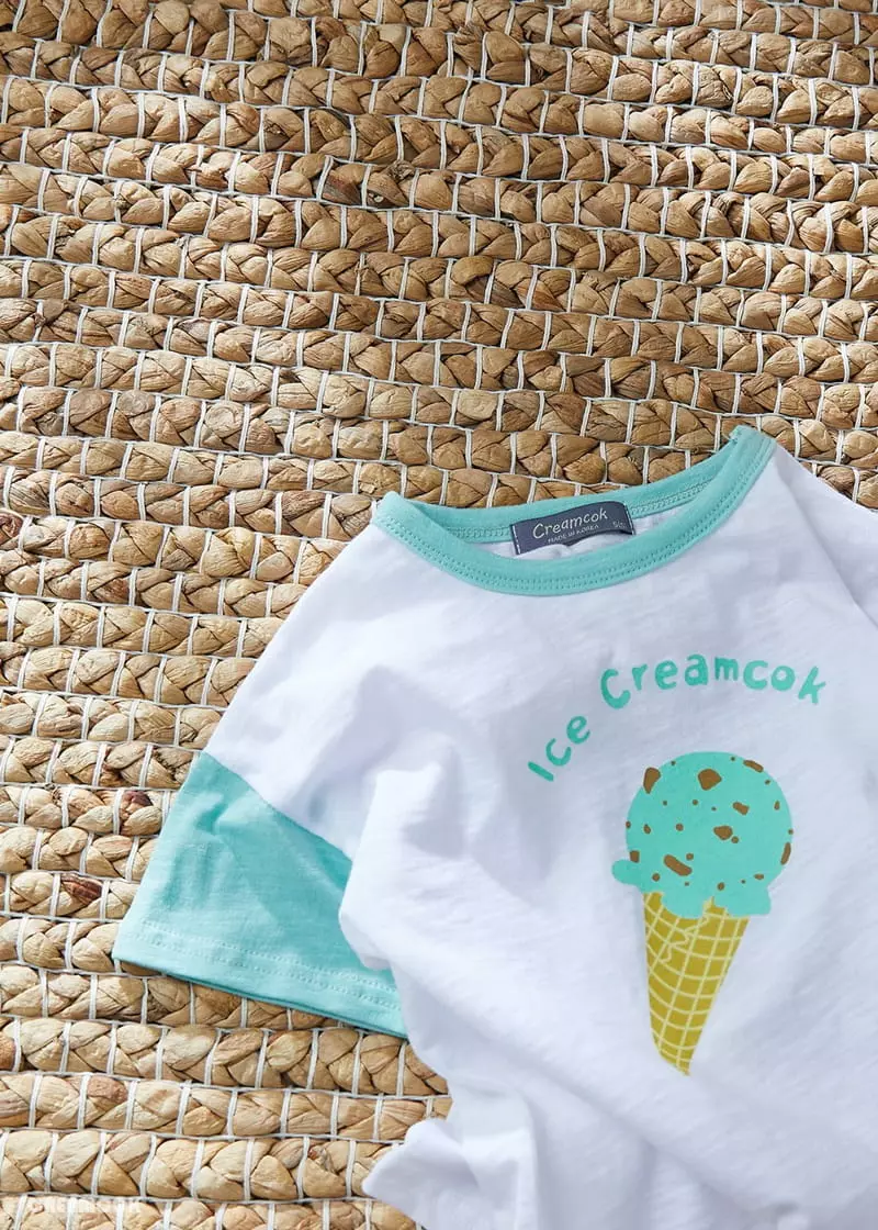 Creamcok - Korean Children Fashion - #kidsstore - Ice Cream Tee - 12