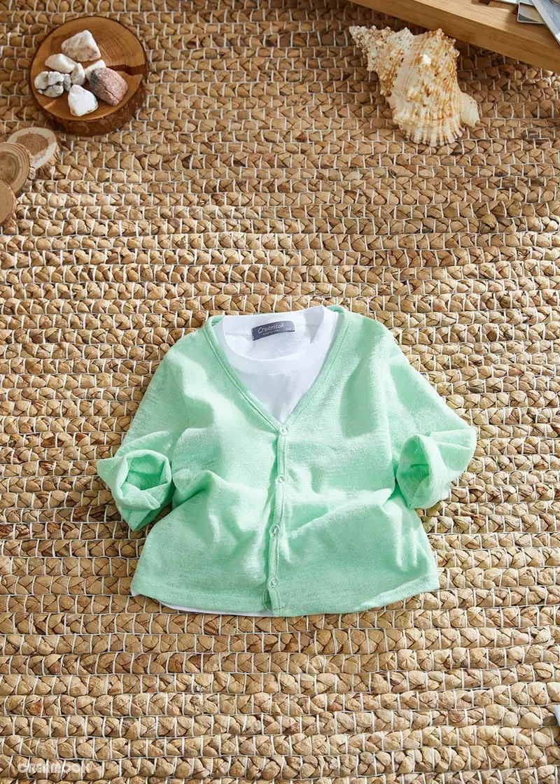 Creamcok - Korean Children Fashion - #kidzfashiontrend - Hot Summer Cardigan - 5