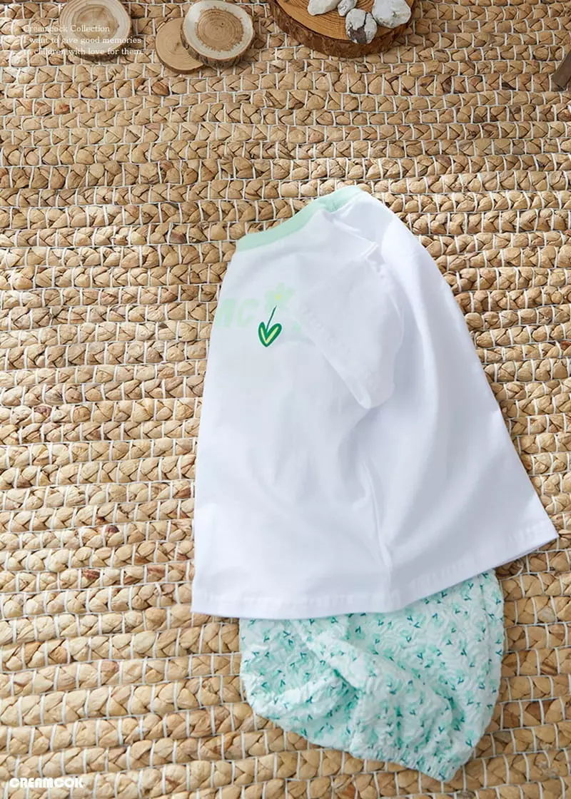 Creamcok - Korean Children Fashion - #prettylittlegirls - Cream Flower Tee - 7