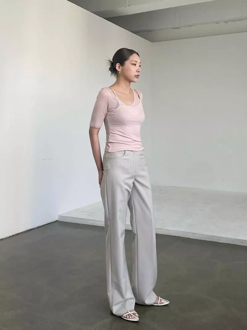 Creamvilla - Korean Women Fashion - #momslook - Bannet Pants