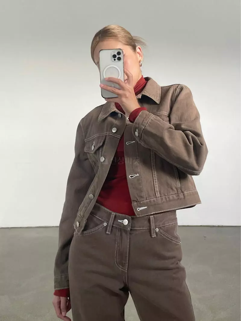 Creamvilla - Korean Women Fashion - #momslook - Dyeing Pants - 5