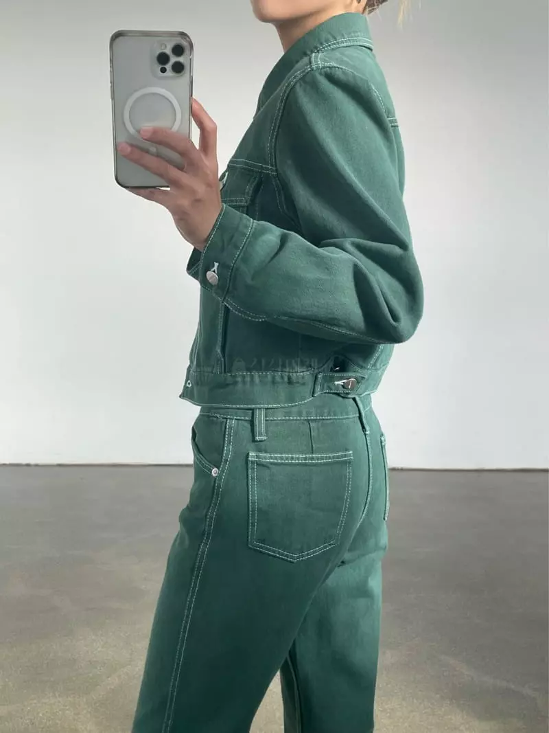 Creamvilla - Korean Women Fashion - #womensfashion - Dyeing Pants - 2