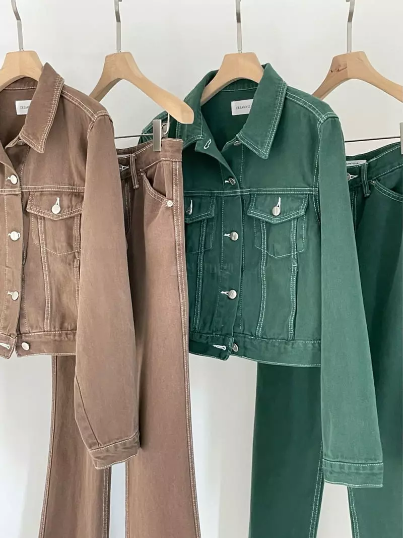 Creamvilla - Korean Women Fashion - #womensfashion - Dyeing Pants - 8
