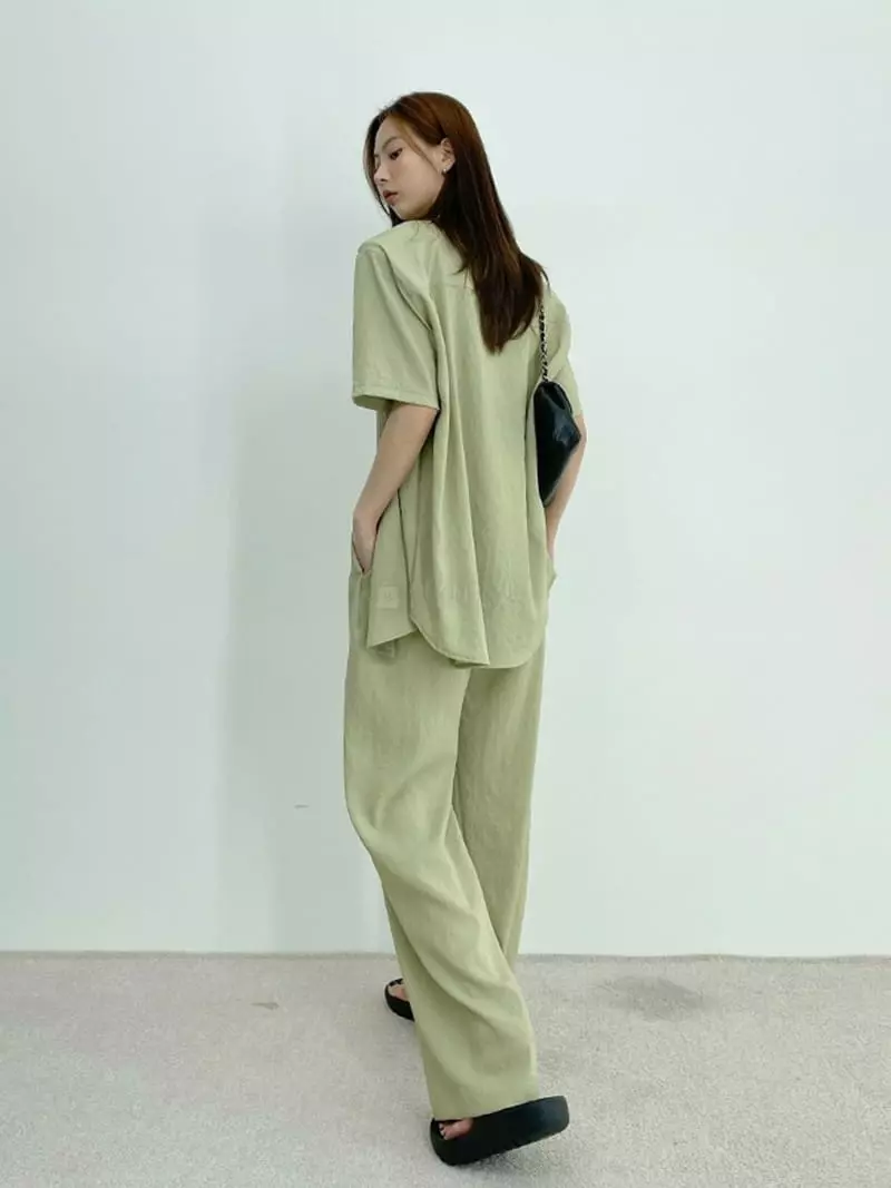 D2 - Korean Women Fashion - #momslook - Crape Shirt - 3
