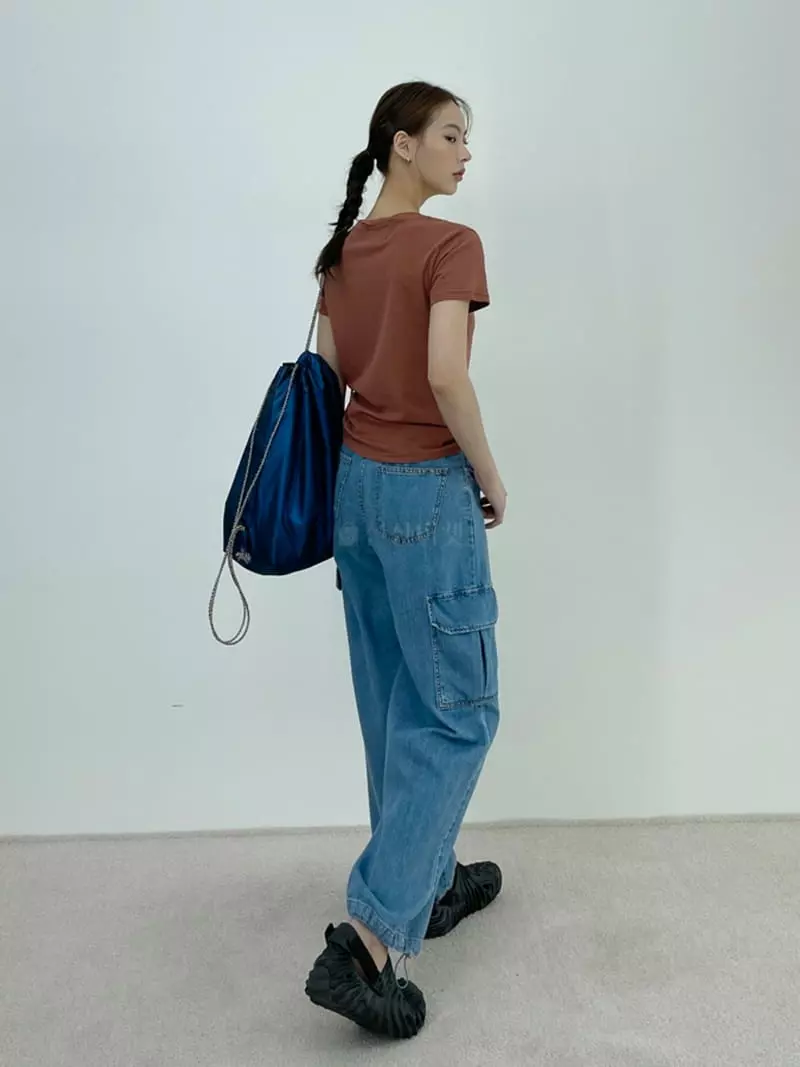 D2 - Korean Women Fashion - #momslook - Cash Tee - 3