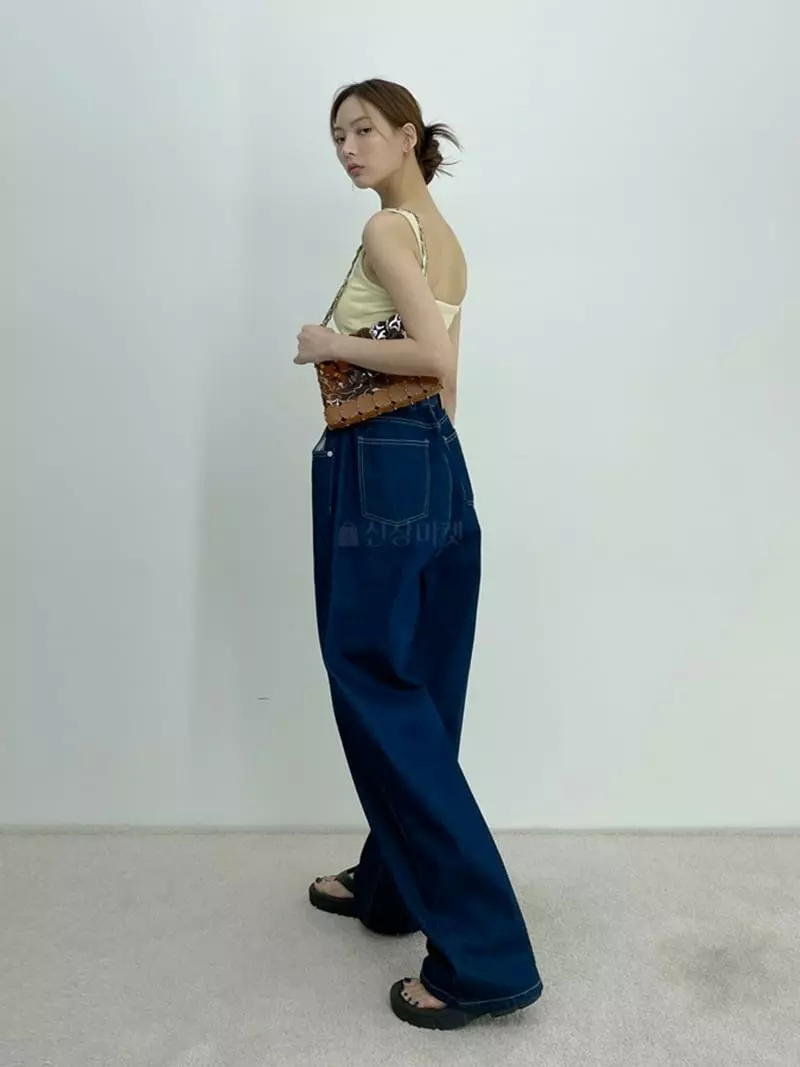 D2 - Korean Women Fashion - #momslook - Boy String Jeans - 7