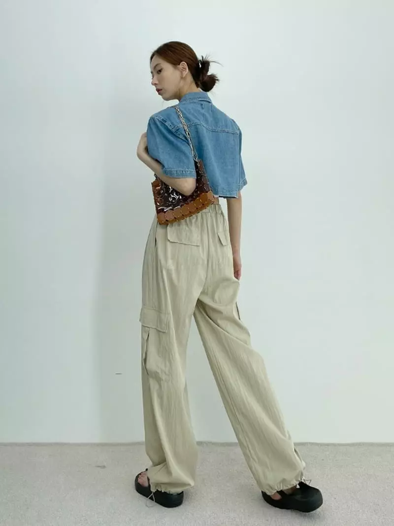 D2 - Korean Women Fashion - #shopsmall - Glem Cargo Pants - 11