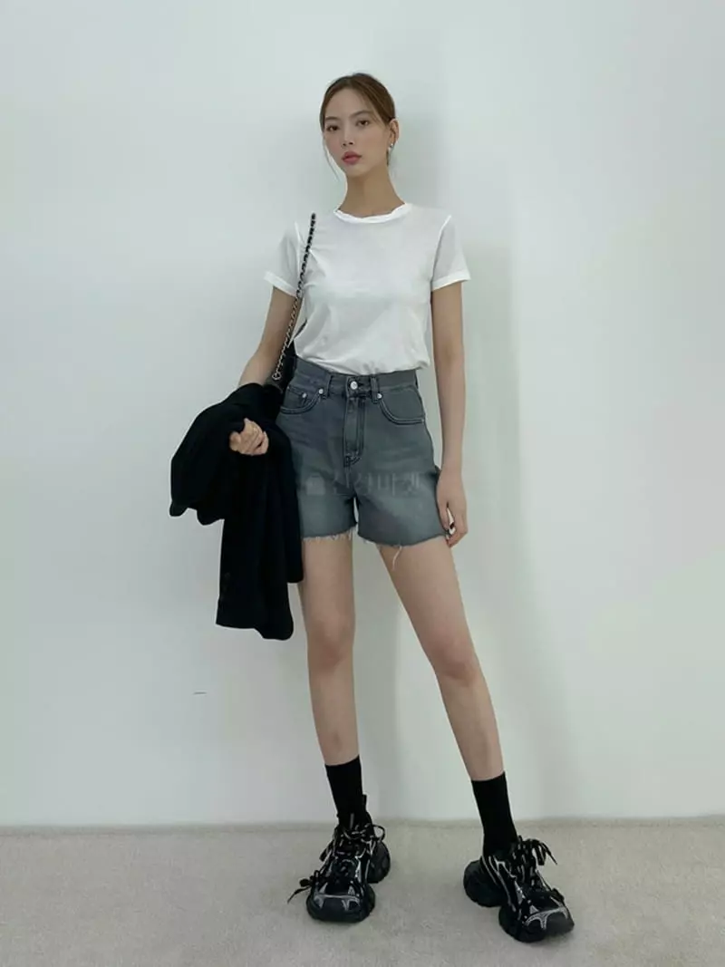D2 - Korean Women Fashion - #womensfashion - Cash Tee - 8