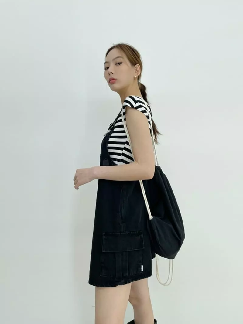 D2 - Korean Women Fashion - #womensfashion - Lil Cargo Dungarees One-piece