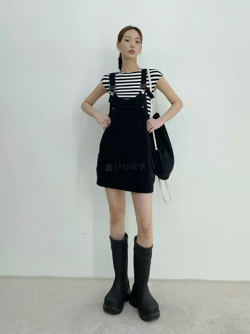 D2 - Korean Women Fashion - #womensfashion - Lil Cargo Dungarees One-piece - 5