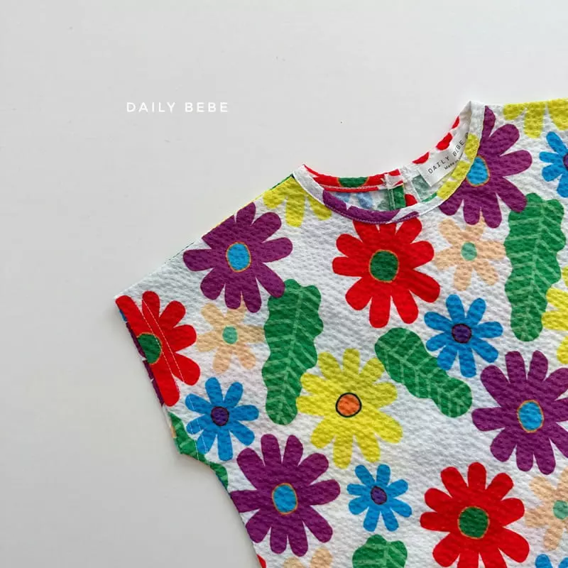 Daily Bebe - Korean Children Fashion - #Kfashion4kids - Pattern Jijimi Top Bottom Set - 11