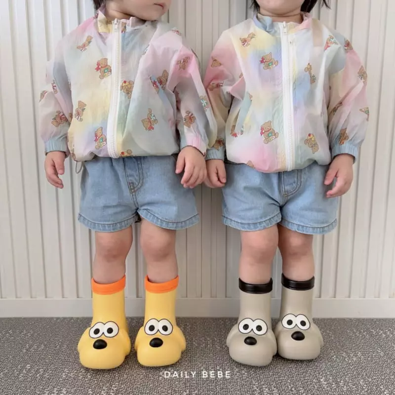 Daily Bebe - Korean Children Fashion - #prettylittlegirls - Water Paint Windbreaker - 8