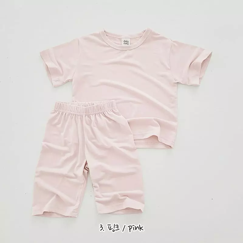 Daily Daily - Korean Children Fashion - #discoveringself - Ice Top Bottom Set - 5