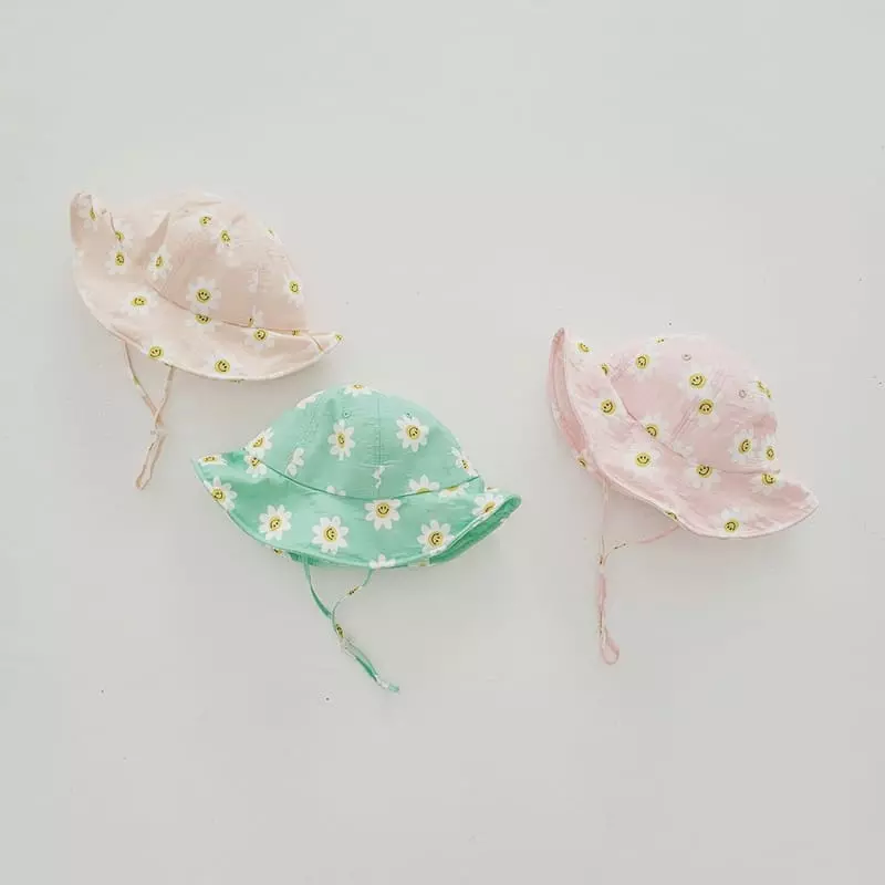 Daily Daily - Korean Children Fashion - #fashionkids - Happy Flower Bucket Hat 6m~5y - 8