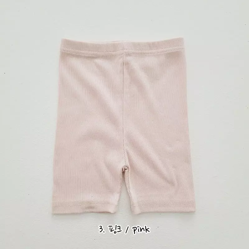 Daily Daily - Korean Children Fashion - #kidsstore - Summer Rib Short Leggings - 5