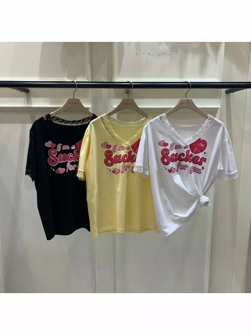 Daisy Dress - Korean Women Fashion - #thelittlethings - Heart Lace Tee