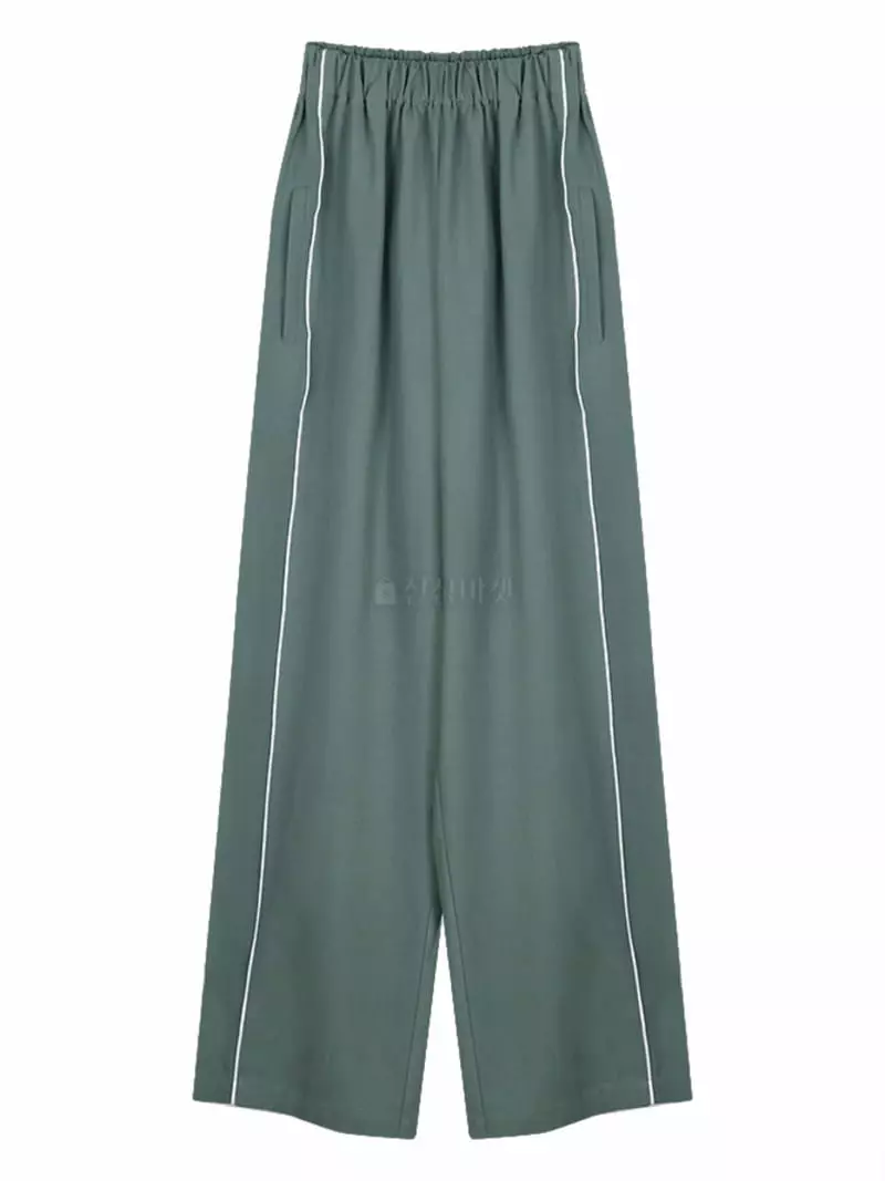 Dark Beige - Korean Women Fashion - #momslook - Pin Pants - 6