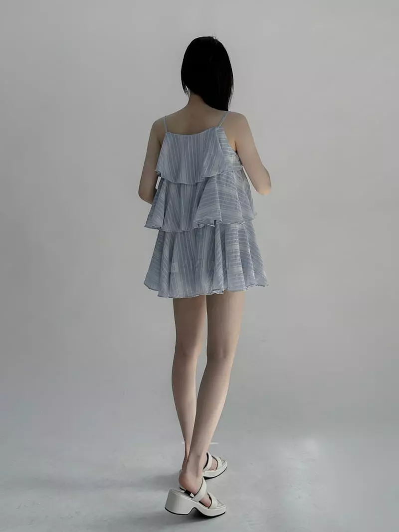 Dark Beige - Korean Women Fashion - #momslook - Resort Set UP - 6