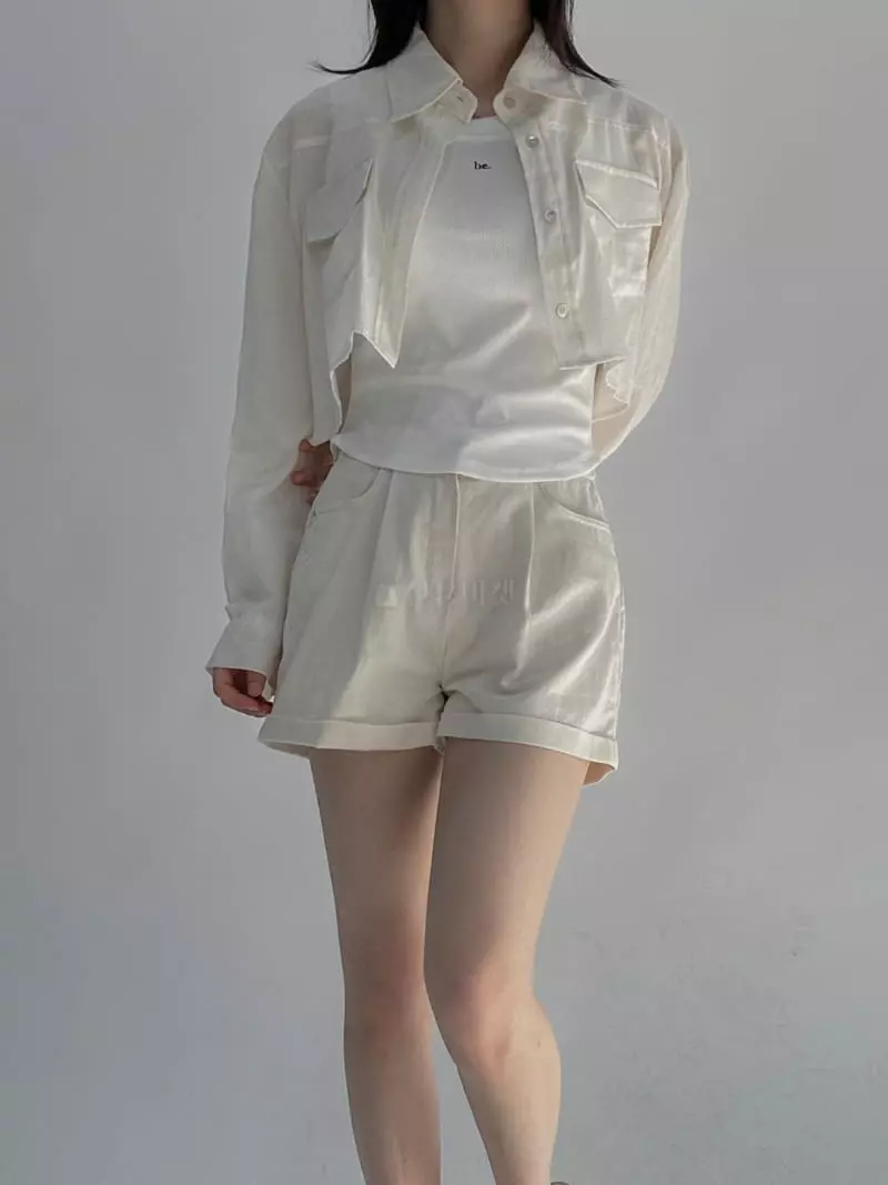 Dark Beige - Korean Women Fashion - #womensfashion - Roll Up Pants