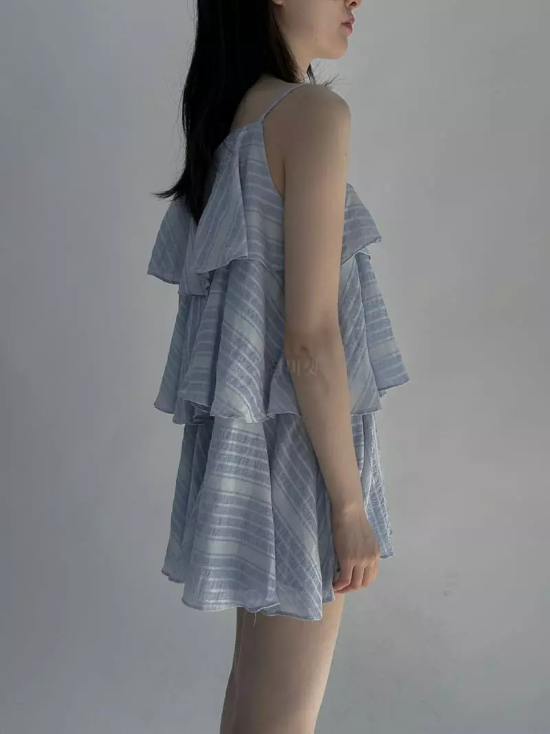 Dark Beige - Korean Women Fashion - #womensfashion - Resort Set UP - 7