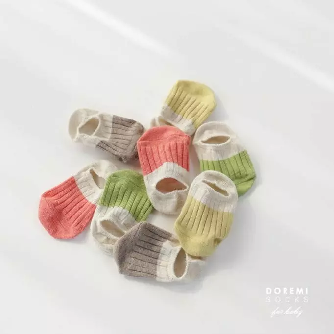 Doremi Socks - Korean Children Fashion - #designkidswear - Summer Two Tone Socks Set - 9