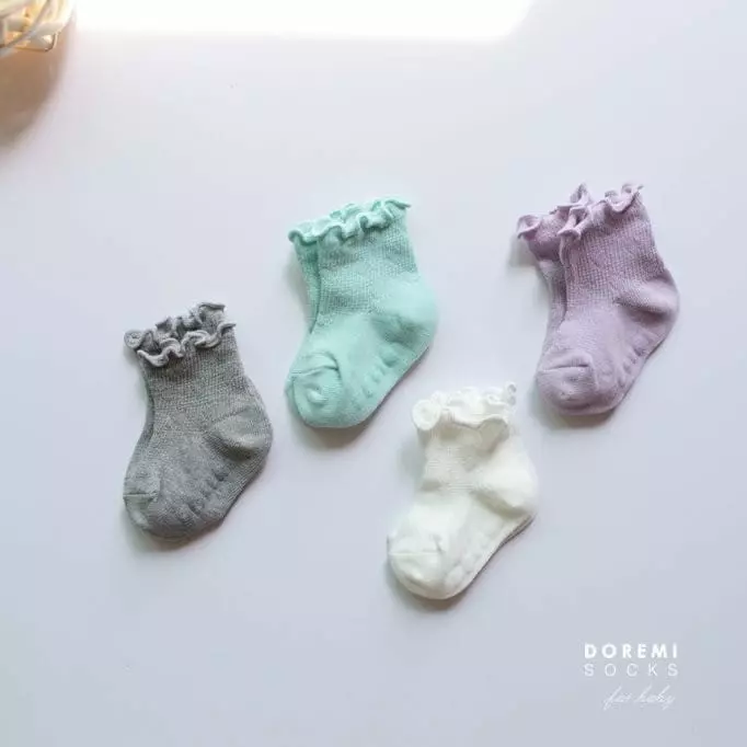 Doremi Socks - Korean Children Fashion - #fashionkids - Heart Mesh Socks Set - 2