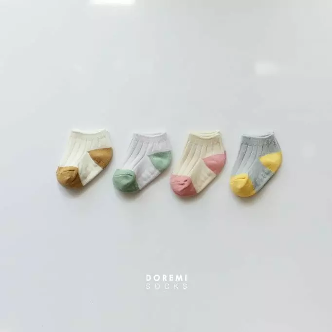 Doremi Socks - Korean Children Fashion - #kidsshorts - Ppuyo Socks Set - 2