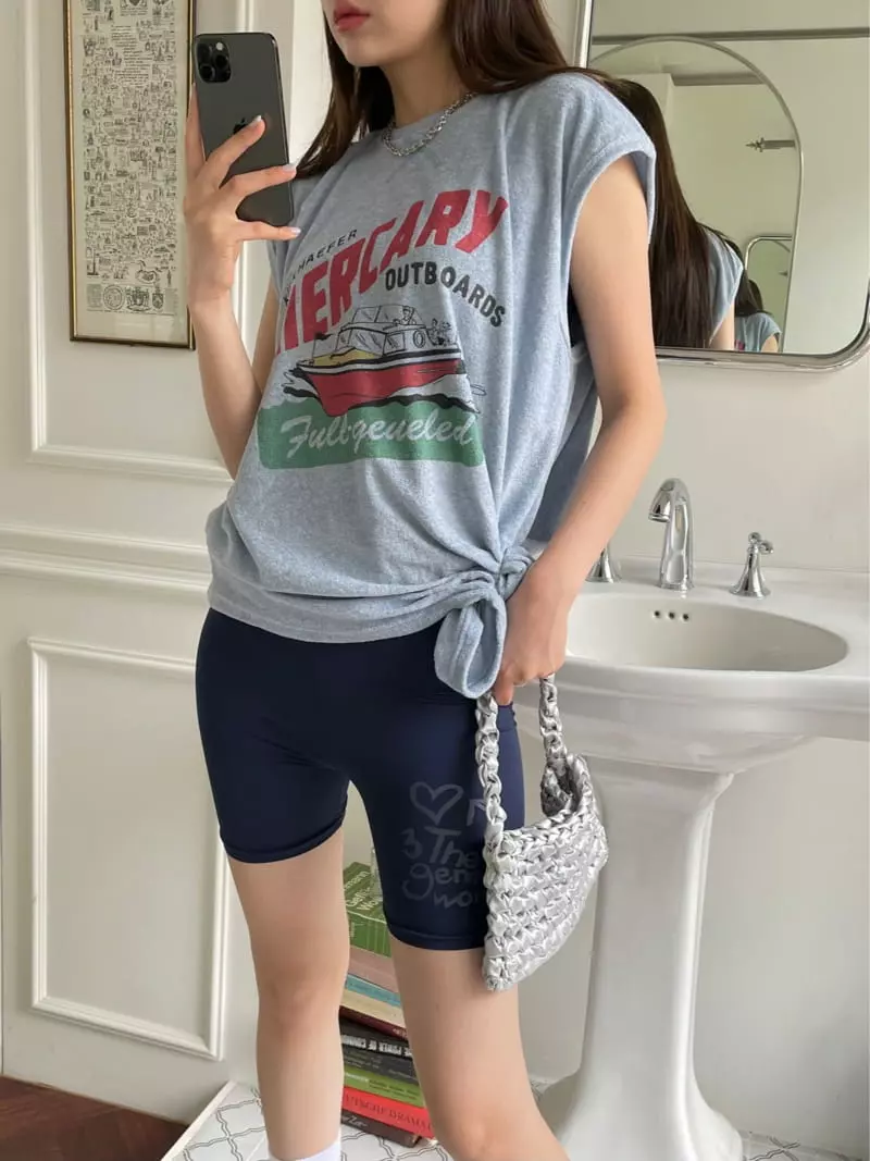Douze - Korean Women Fashion - #momslook - T Sleeveless - 6