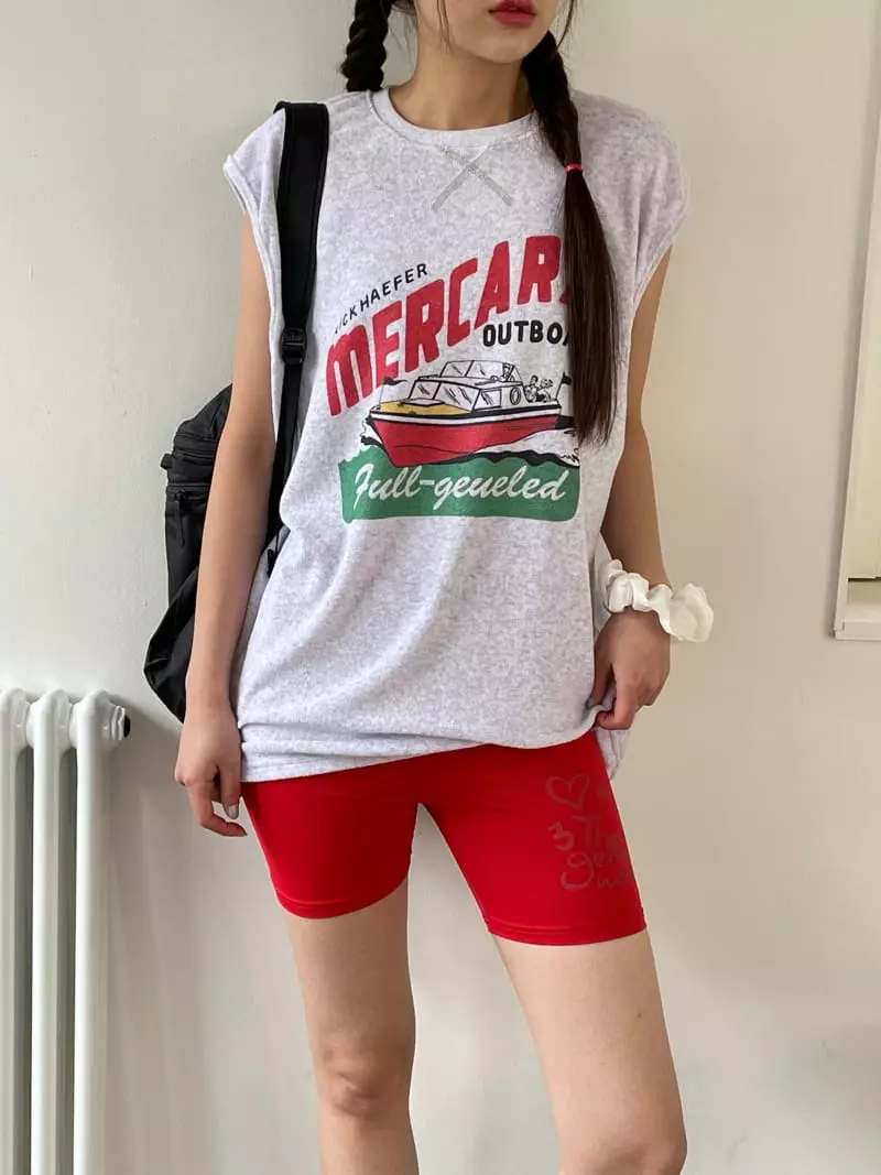 Douze - Korean Women Fashion - #momslook - T Sleeveless - 8