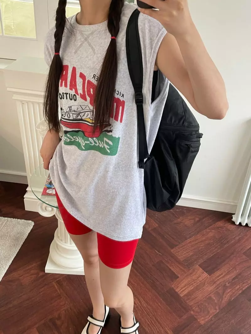 Douze - Korean Women Fashion - #vintageinspired - T Sleeveless - 10