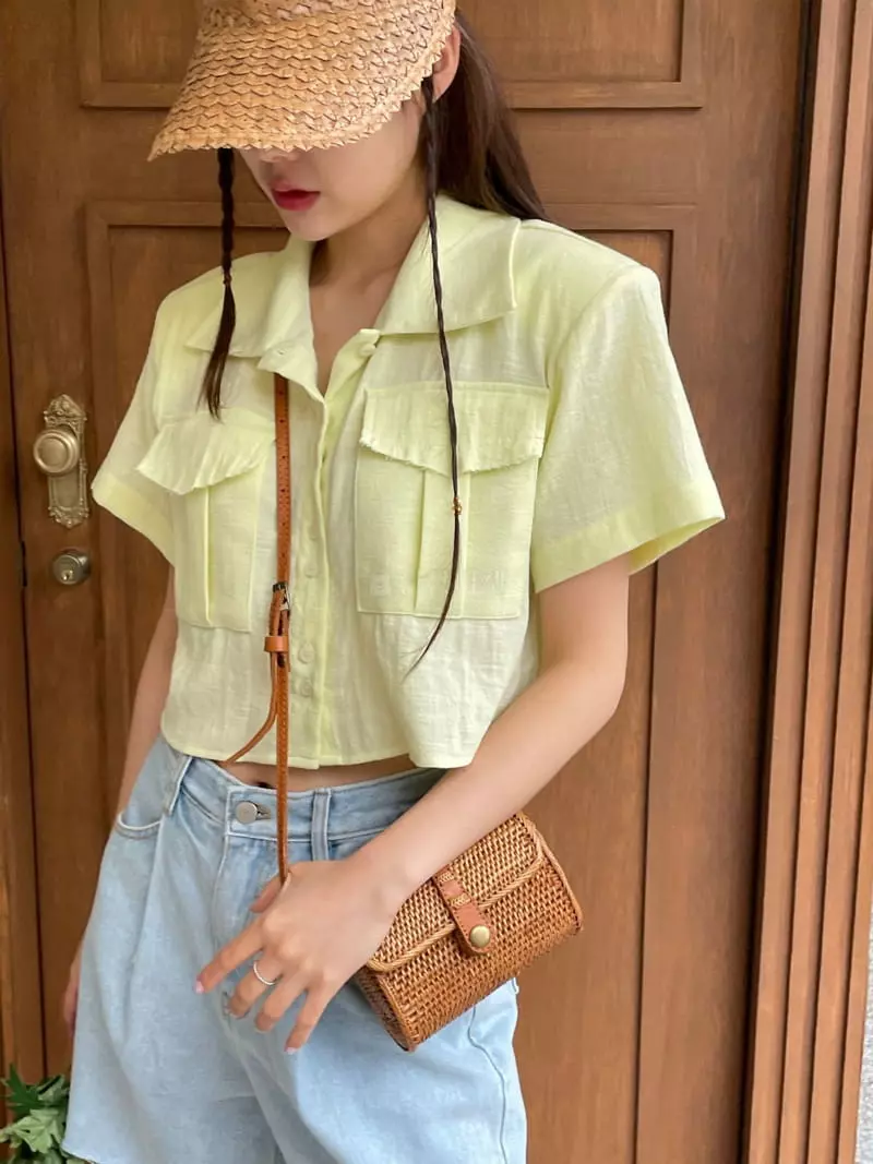 Douze - Korean Women Fashion - #vintagekidsstyle - Sha Blouse - 10