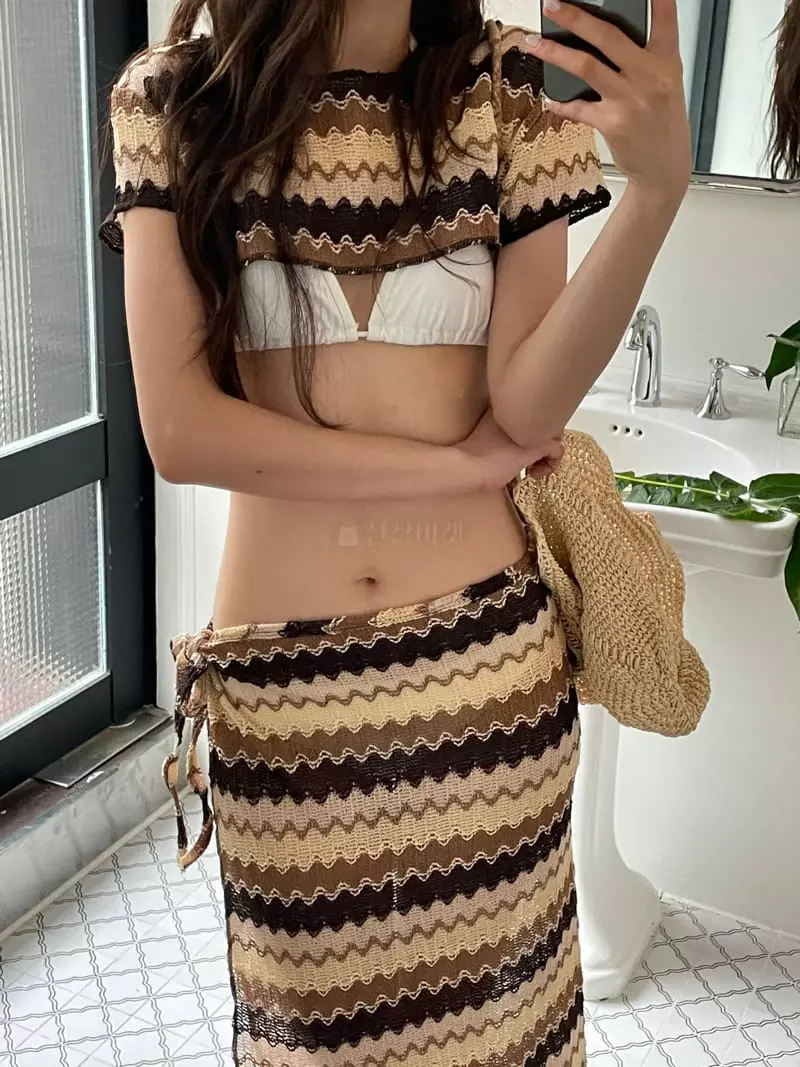 Douze - Korean Women Fashion - #womensfashion - Beach Set Swimwear