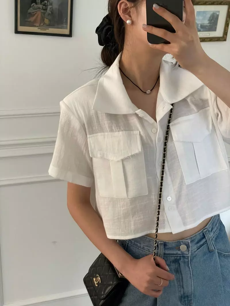 Douze - Korean Women Fashion - #momslook - Sha Blouse - 4