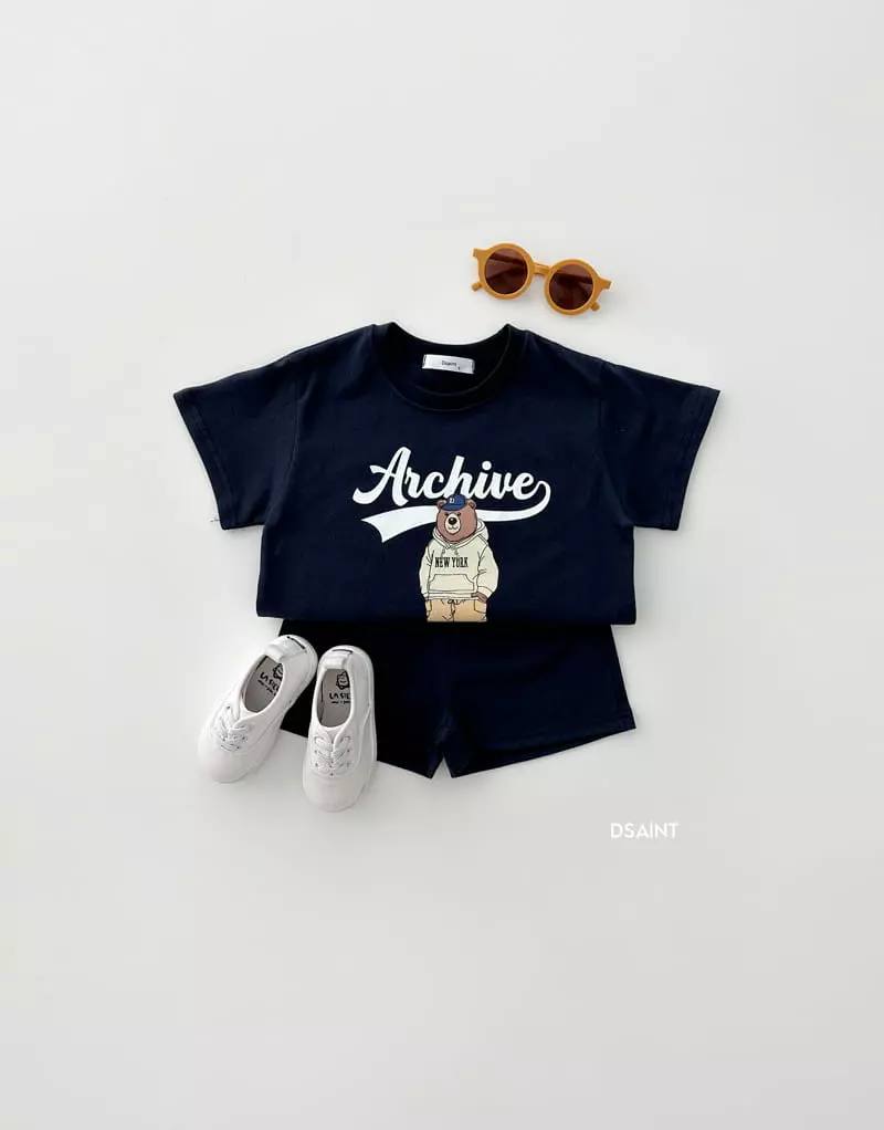 Dsaint - Korean Children Fashion - #Kfashion4kids - Acave Top Bottom Set - 9