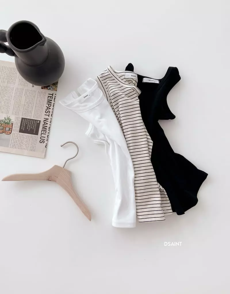 Dsaint - Korean Children Fashion - #childofig - Sleeveless Layered Tee