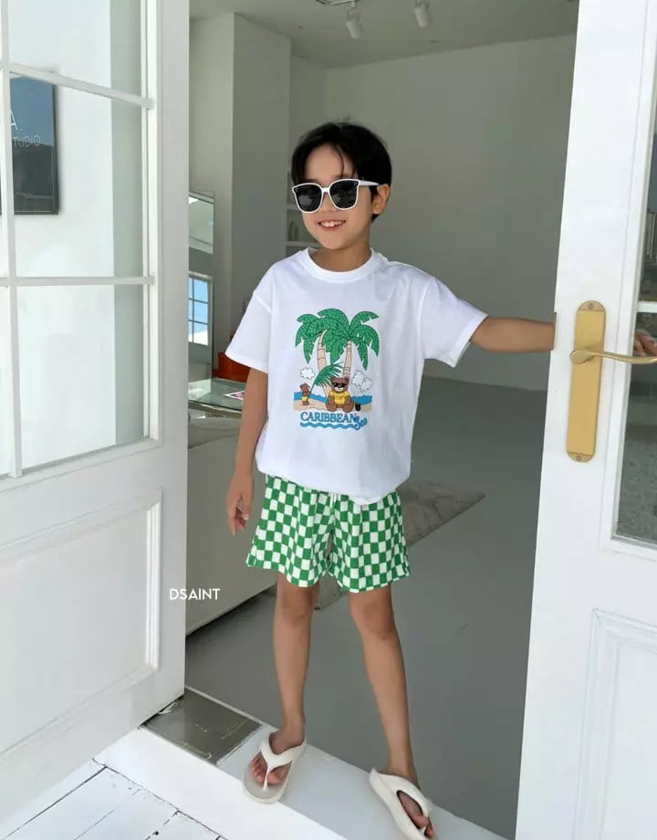 Dsaint - Korean Children Fashion - #childofig - Check Shorts - 8