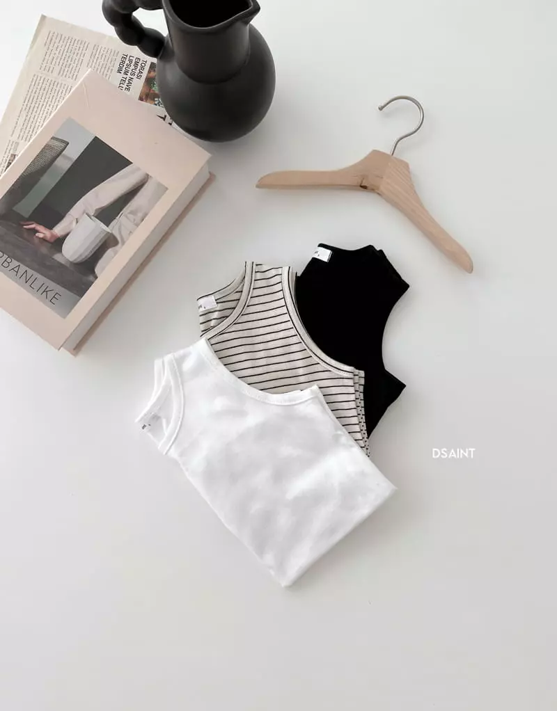 Dsaint - Korean Children Fashion - #designkidswear - Sleeveless Layered Tee - 4