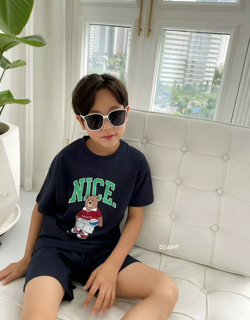 Dsaint - Korean Children Fashion - #discoveringself - Nice Bear Top Bottom Set - 12