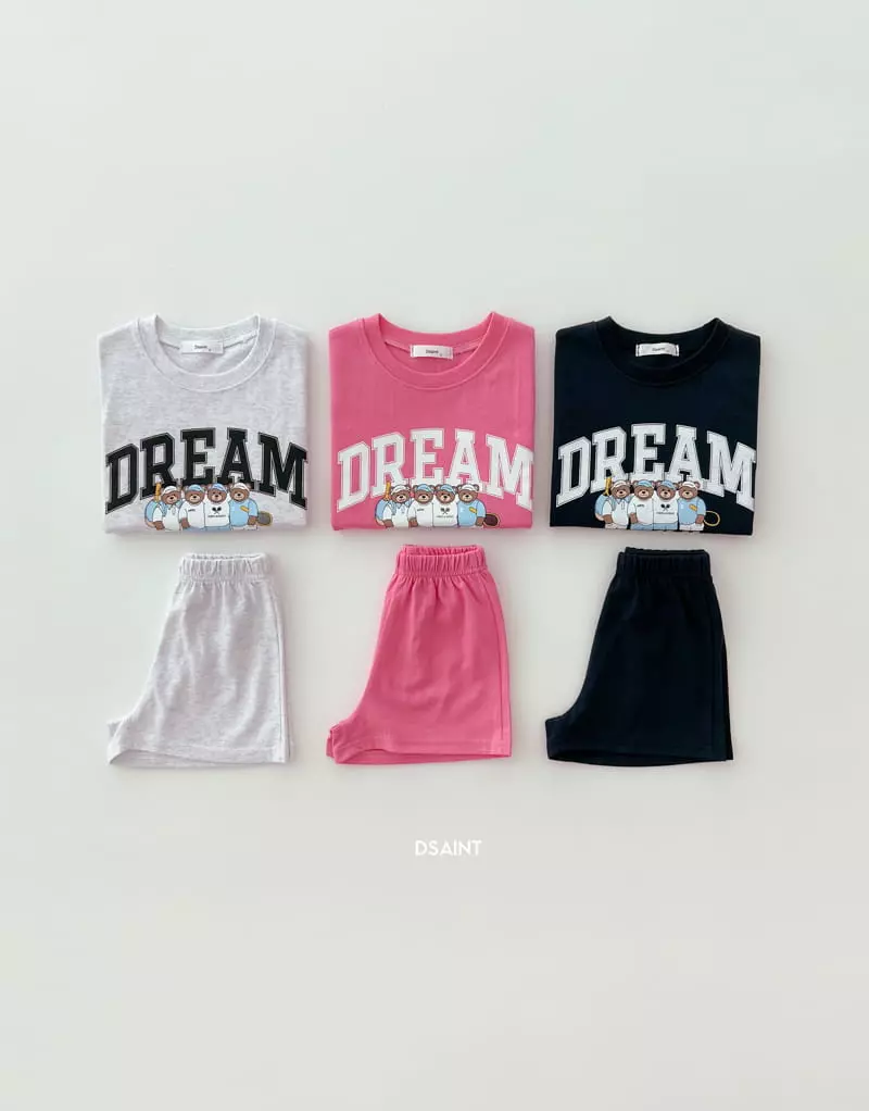 Dsaint - Korean Children Fashion - #kidsstore - Dream Bear Top Bottom Set