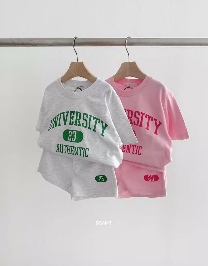 Dsaint - Korean Children Fashion - #kidsstore - Uni 23 Top Bottom Set - 3