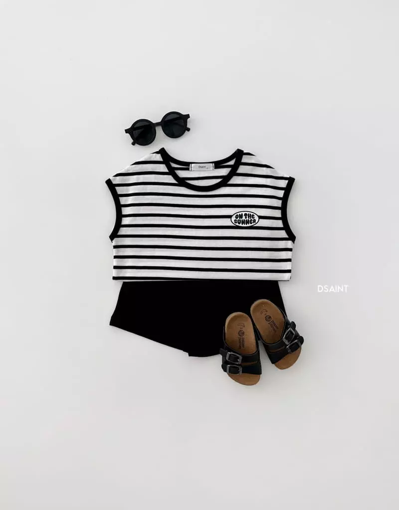 Dsaint - Korean Children Fashion - #littlefashionista - Onder Summer Top Bottom Set - 5