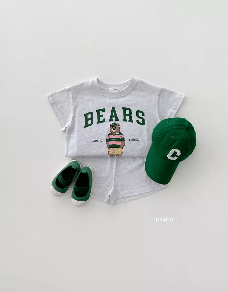 Dsaint - Korean Children Fashion - #magicofchildhood - 1980 Bear Top Bottom Set - 7