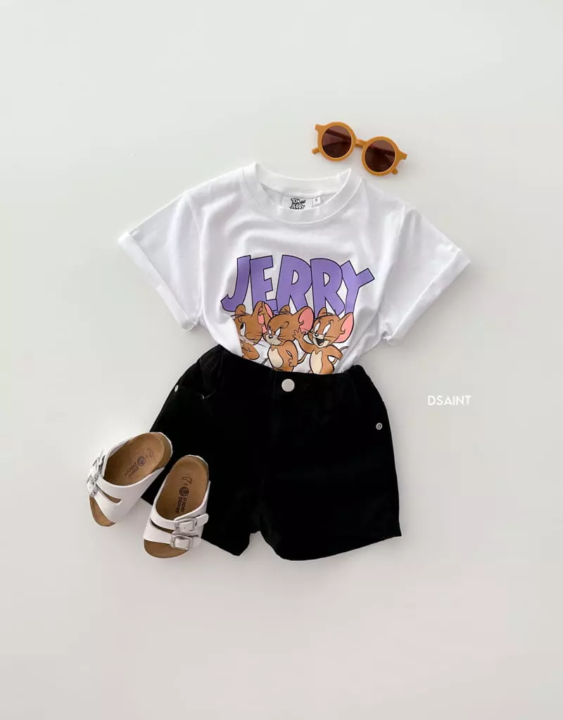 Dsaint - Korean Children Fashion - #minifashionista - Trendy Half Open Jeans Shorts - 8