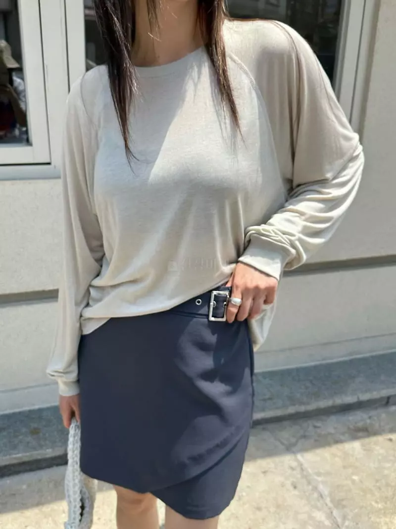 Duplo - Korean Women Fashion - #momslook - Silky Tee